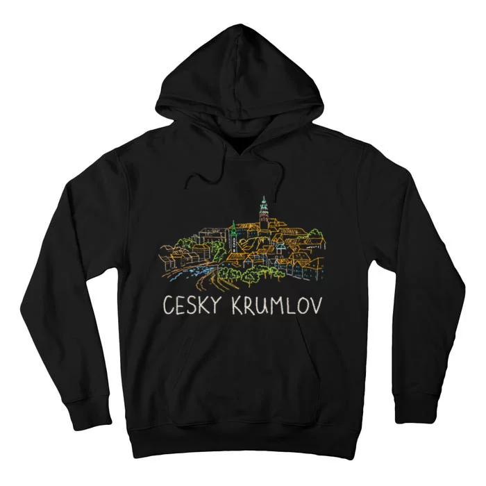 Cesky Krumlov City Czechia Souvenir Gift Tall Hoodie