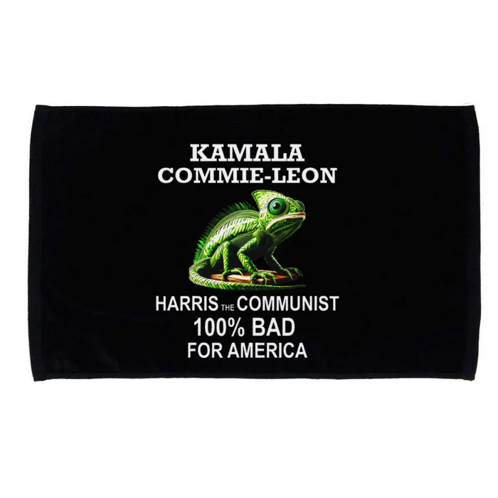 Comrade Kamala Commie Leon Commieleon Communist Harris Microfiber Hand Towel