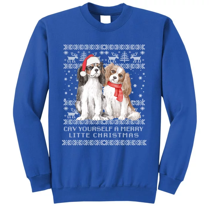 Cavalier King Charles Spaniel Dog Ugly Christmas Sweater Gift Tall Sweatshirt