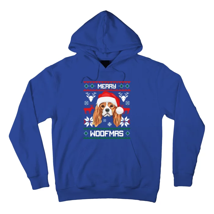 Cavalier King Charles Spaniel Merry Woofmas Gift Hoodie