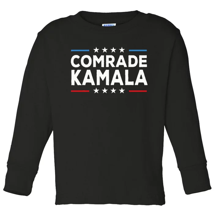 Comrade Kamala Toddler Long Sleeve Shirt