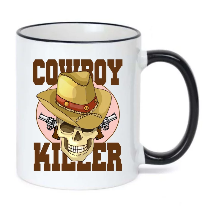 Cowboy Killer Country Skeleton Black Color Changing Mug