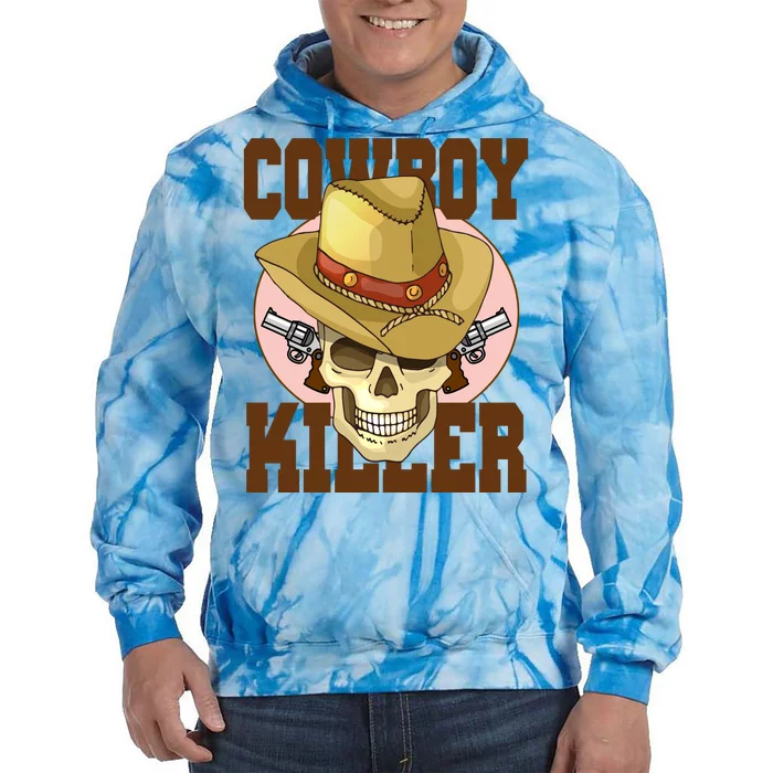 Cowboy Killer Country Skeleton Tie Dye Hoodie