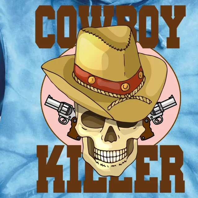 Cowboy Killer Country Skeleton Tie Dye Hoodie