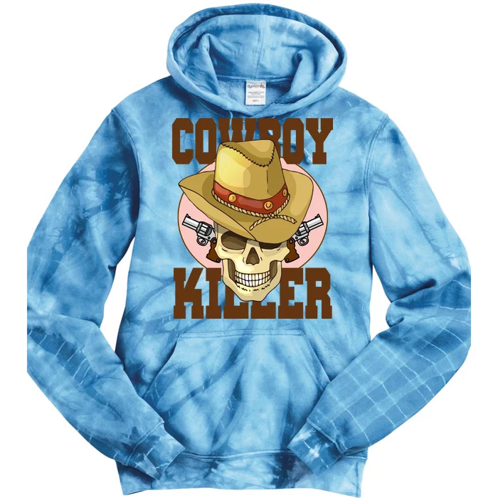 Cowboy Killer Country Skeleton Tie Dye Hoodie