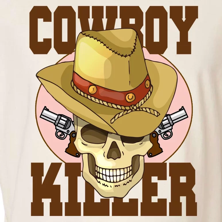 Cowboy Killer Country Skeleton Garment-Dyed Women's Muscle Tee