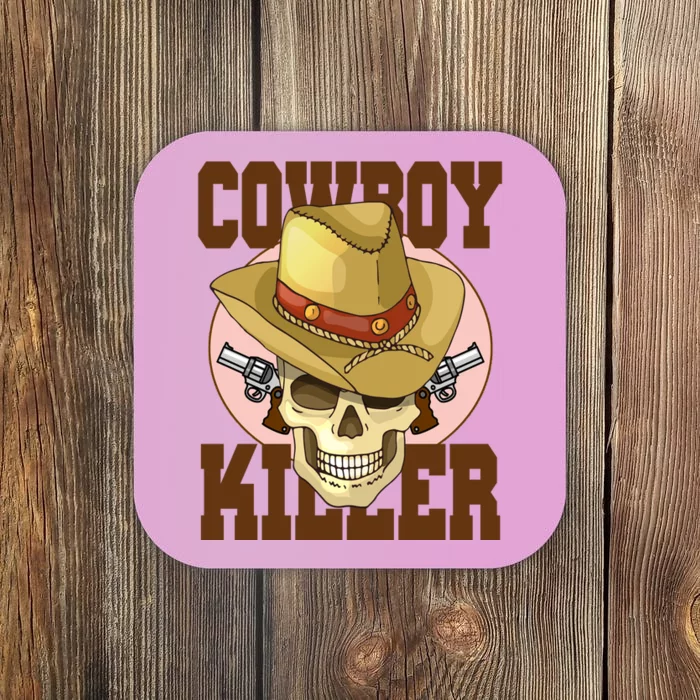 Cowboy Killer Country Skeleton Coaster