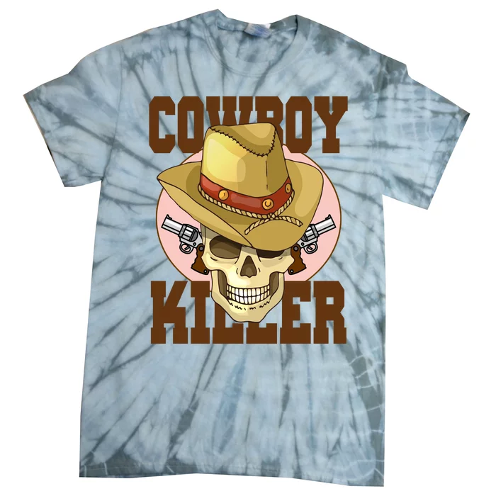 Cowboy Killer Country Skeleton Tie-Dye T-Shirt