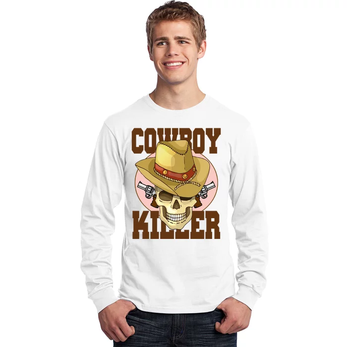 Cowboy Killer Country Skeleton Long Sleeve Shirt