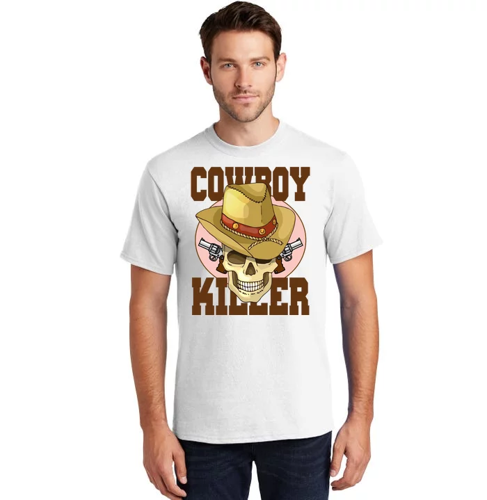 Cowboy Killer Country Skeleton Tall T-Shirt