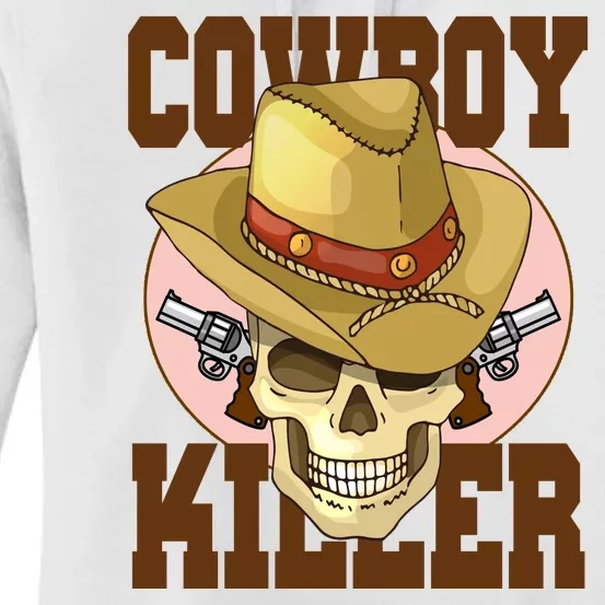 Cowboy Killer Country Skeleton Women's Pullover Hoodie