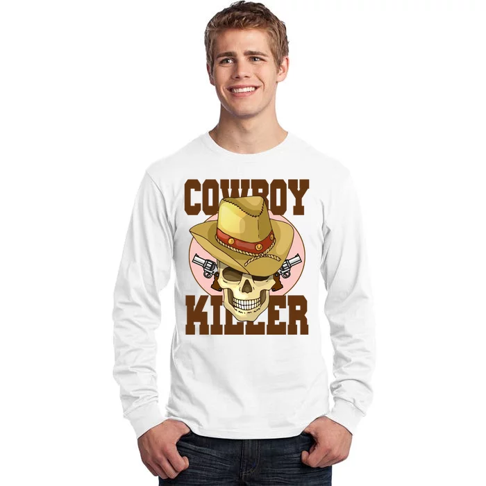 Cowboy Killer Country Skeleton Tall Long Sleeve T-Shirt