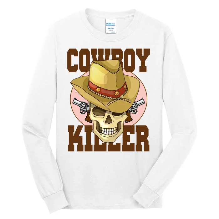 Cowboy Killer Country Skeleton Tall Long Sleeve T-Shirt