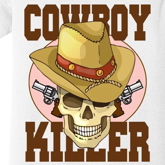 Cowboy Killer Country Skeleton Baby Bodysuit