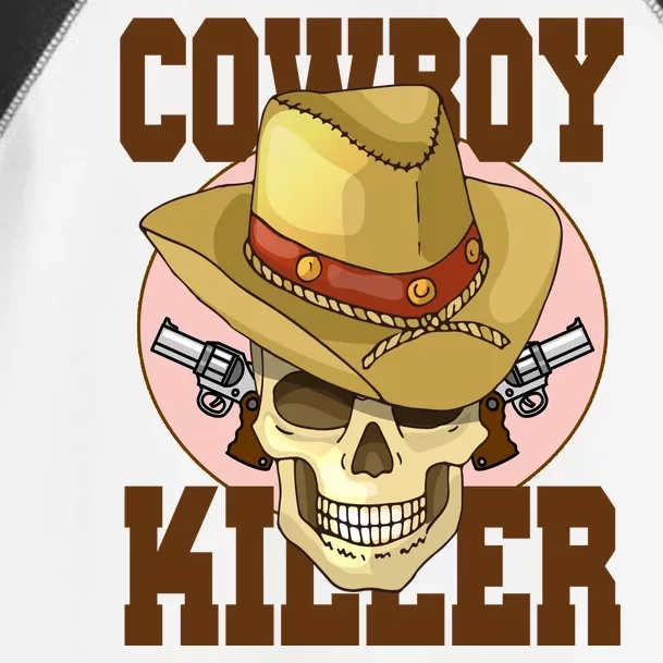 Cowboy Killer Country Skeleton Toddler Fine Jersey T-Shirt