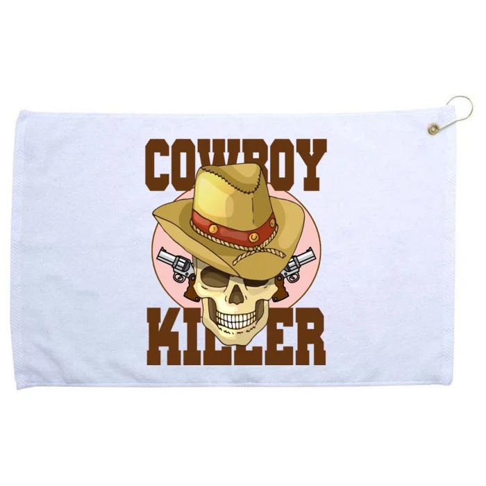 Cowboy Killer Country Skeleton Grommeted Golf Towel