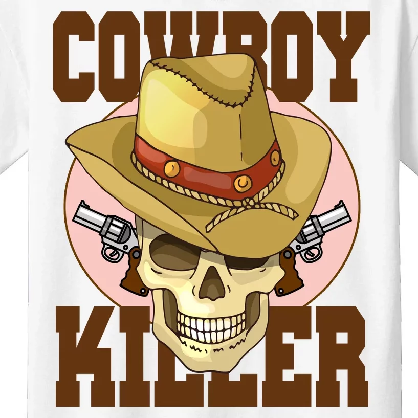 Cowboy Killer Country Skeleton Kids T-Shirt