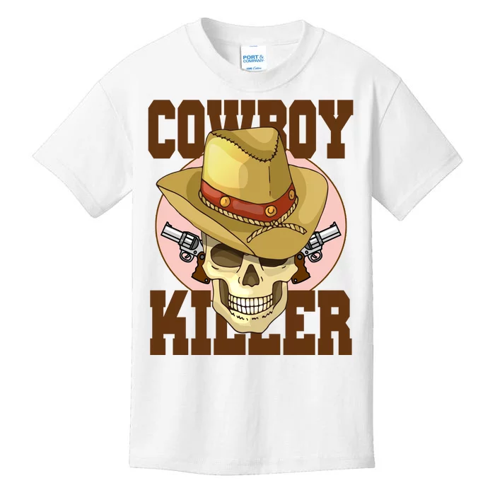 Cowboy Killer Country Skeleton Kids T-Shirt