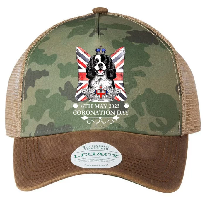 Cavalier King Charles Iii Coronation Spaniel Dog Adults Legacy Tie Dye Trucker Hat