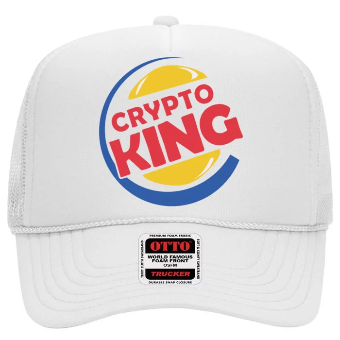 Crypto King High Crown Mesh Trucker Hat