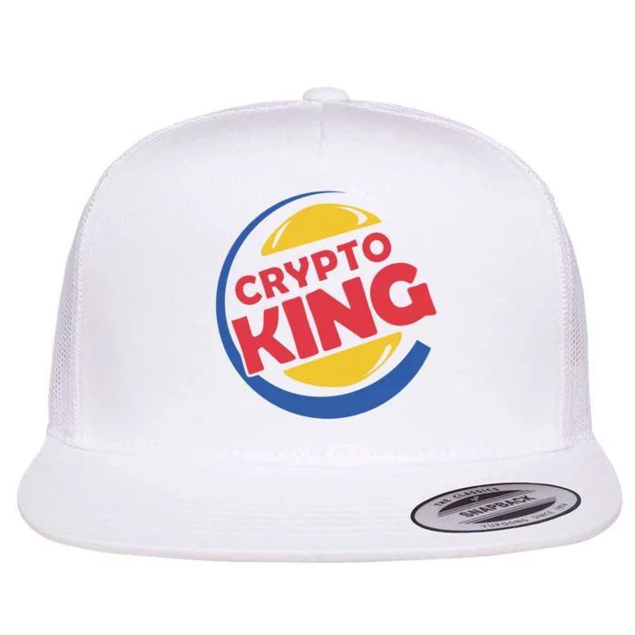 Crypto King Flat Bill Trucker Hat