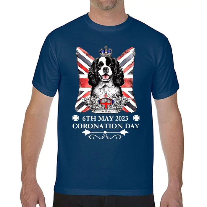 Cavalier King Charles Iii Coronation Spaniel Dog Adults Comfort Colors T-Shirt