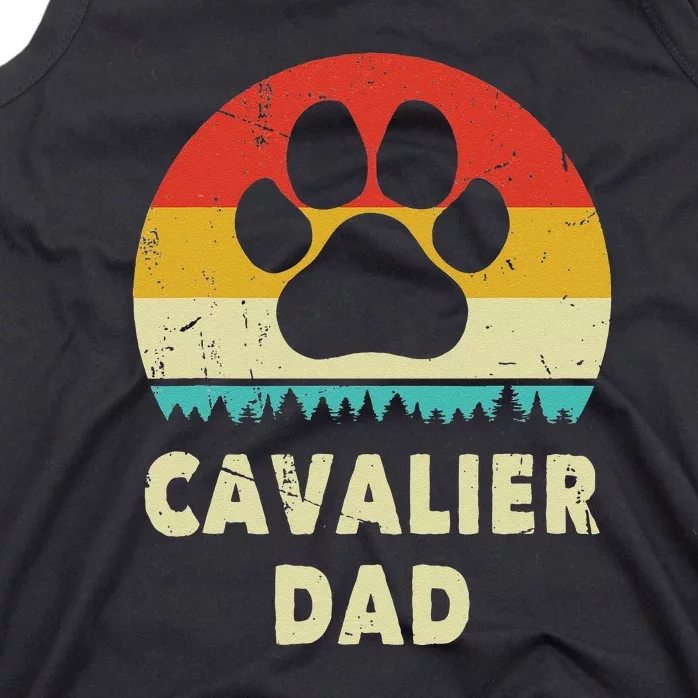 Cavalier King Charles Spaniel Dad Funny Dog Lover Tank Top