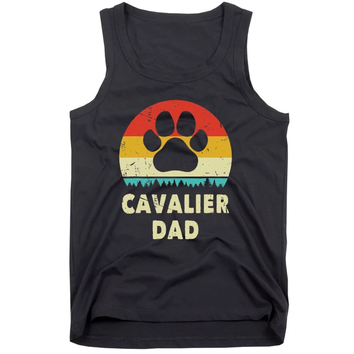 Cavalier King Charles Spaniel Dad Funny Dog Lover Tank Top