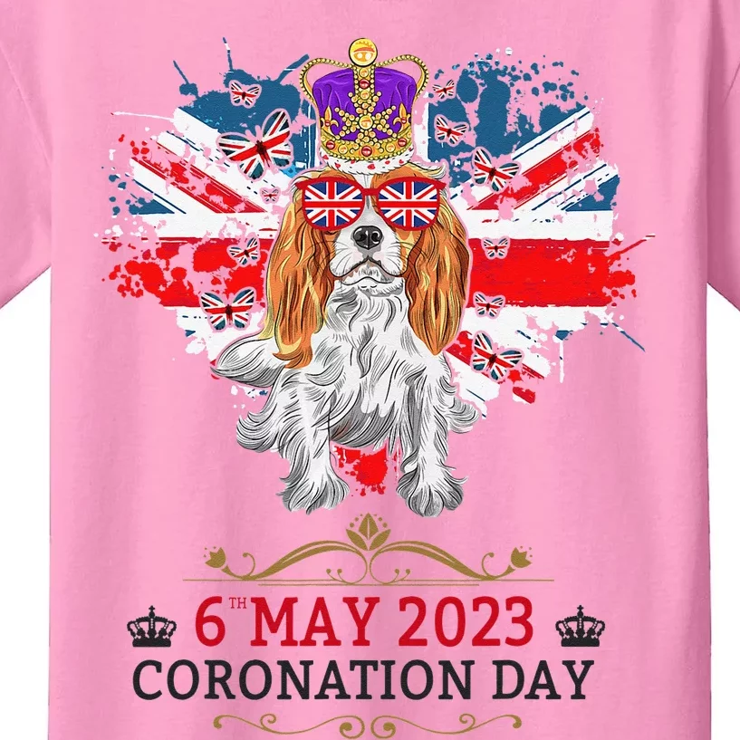 Cavalier King Charles Coronation Ideas  & Union Jack Kids T-Shirt