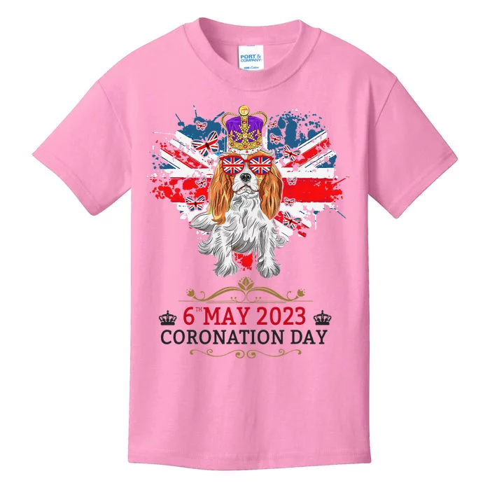 Cavalier King Charles Coronation Ideas  & Union Jack Kids T-Shirt