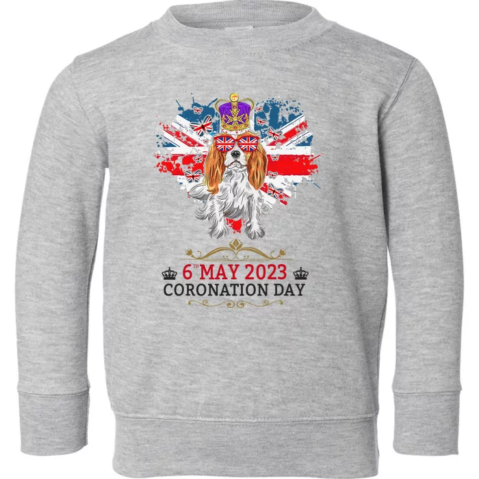 Cavalier King Charles Coronation Ideas  & Union Jack Toddler Sweatshirt