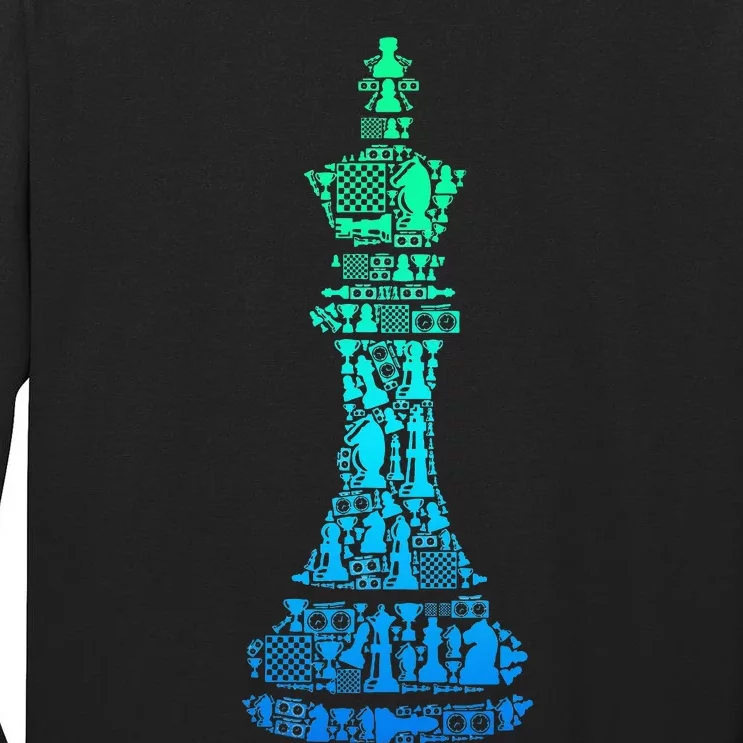 Chess King Tall Long Sleeve T-Shirt