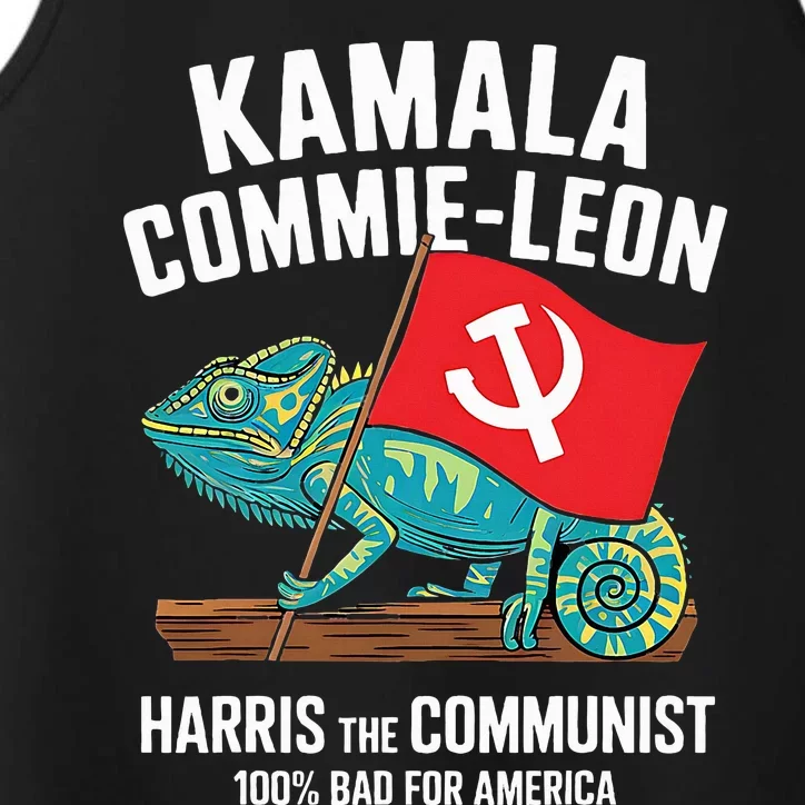 Comrade Kamala Commie Leon Commieleon Communist Harris Performance Tank