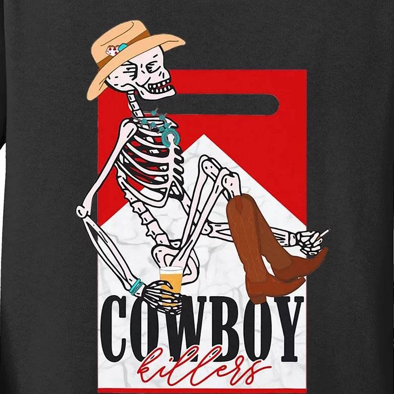 cowboy killer Kids Long Sleeve Shirt