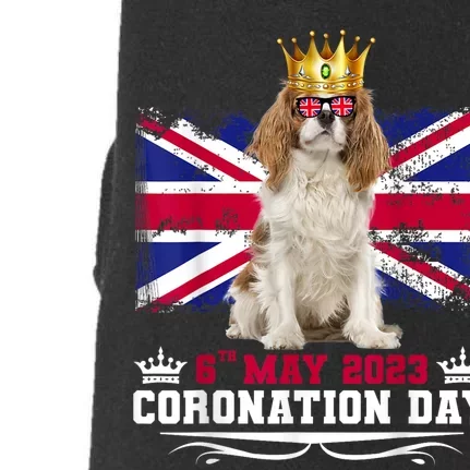 Cavalier King Charles Women & Union Jack Coronation Day Doggie 3-End Fleece Hoodie