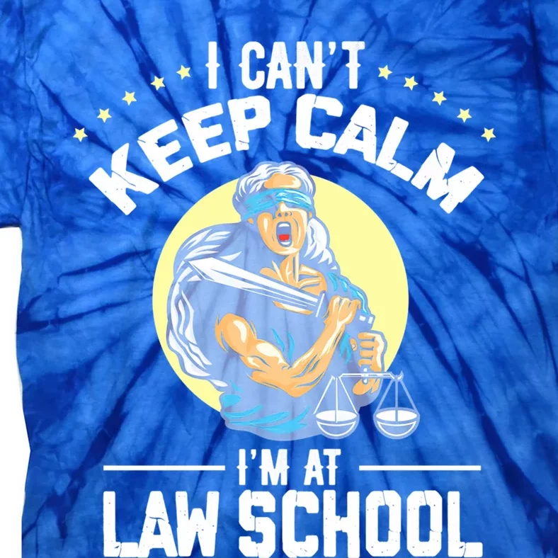 Cant Keep Calm At Law School Future Lawyer Scale Graduation Cute Gift Tie-Dye T-Shirt