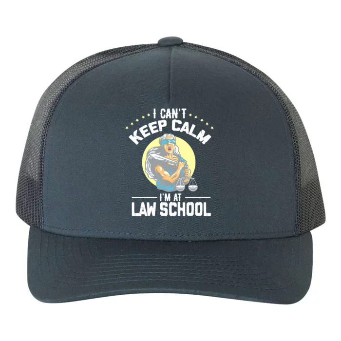 Cant Keep Calm At Law School Future Lawyer Scale Graduation Cute Gift Yupoong Adult 5-Panel Trucker Hat