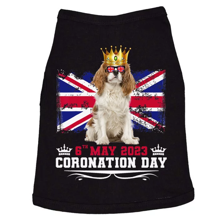 Cavalier King Charles Wo & Union Jack Coronation Day Doggie Tank