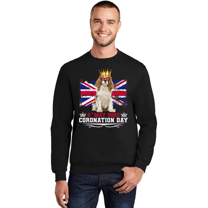 Cavalier King Charles Wo & Union Jack Coronation Day Sweatshirt