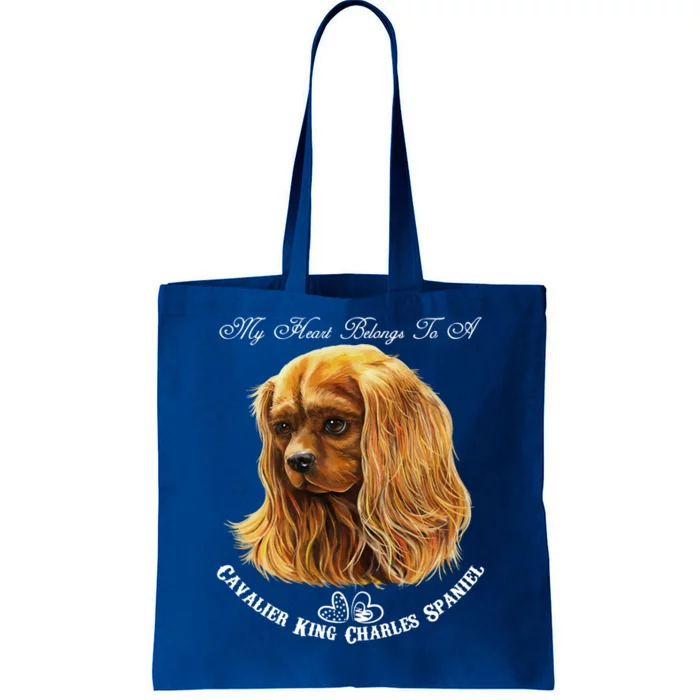 Cavalier King Charles Spaniel Ruby Cavalier King Charles Cool Gift Tote Bag