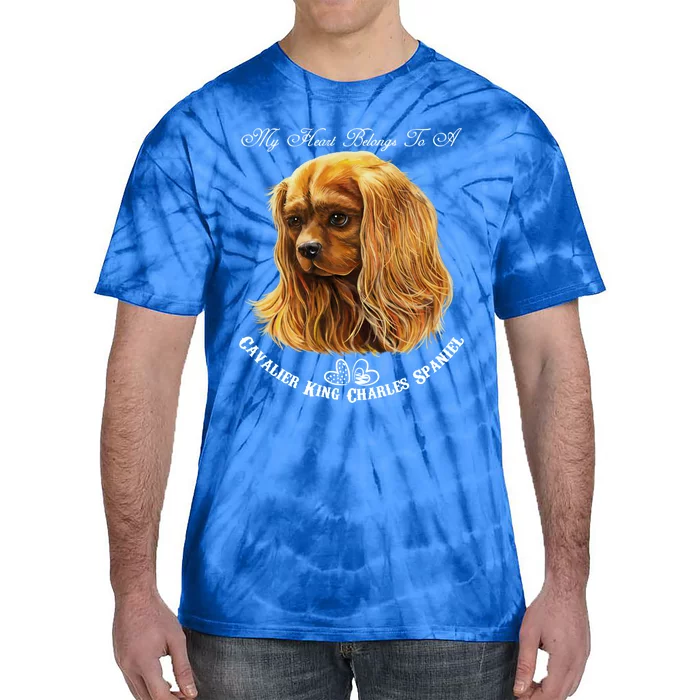 Cavalier King Charles Spaniel Ruby Cavalier King Charles Cool Gift Tie-Dye T-Shirt