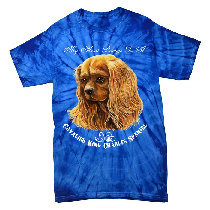 Cavalier King Charles Spaniel Ruby Cavalier King Charles Cool Gift Tie-Dye T-Shirt