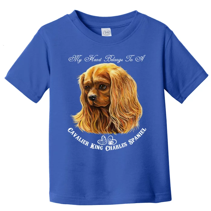 Cavalier King Charles Spaniel Ruby Cavalier King Charles Cool Gift Toddler T-Shirt