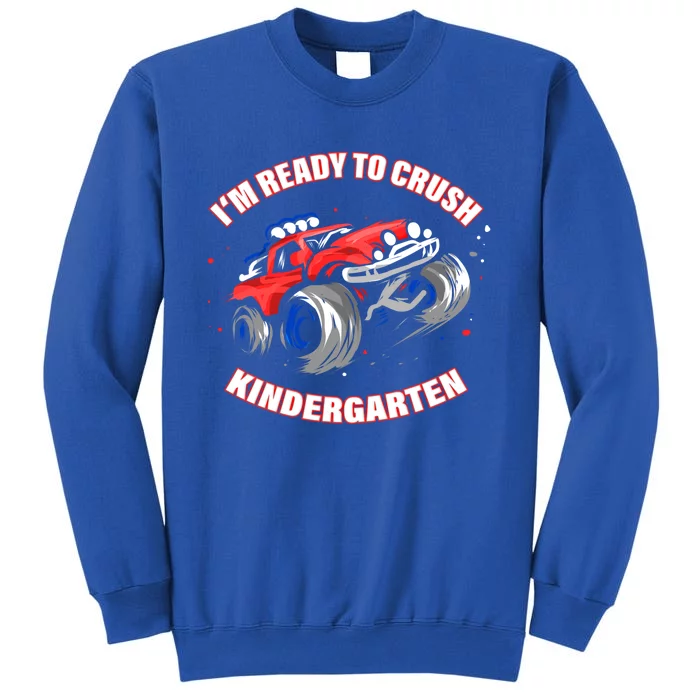 Crush Kindergarten Car Gift For First Day Of Kindergarten Great Gift Sweatshirt