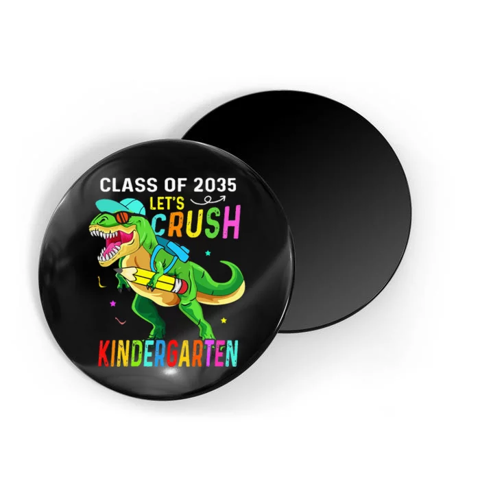 Crush Kindergarten class 2035 back to school dinosaur Magnet