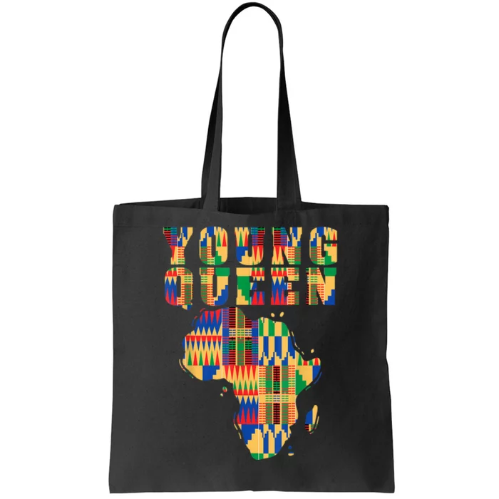 Cool Kente Cloth Art African Print African Queen Tote Bag