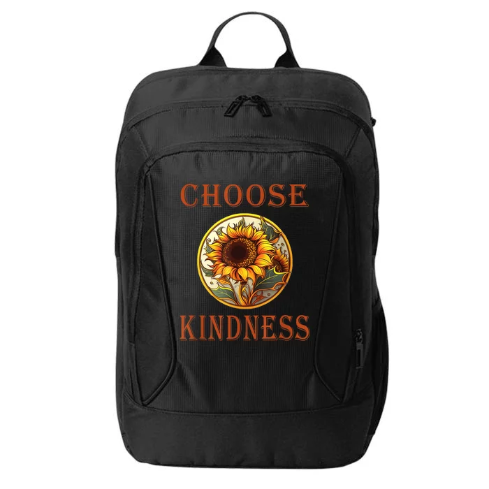 Choose Kindness Colorful Sunflower City Backpack