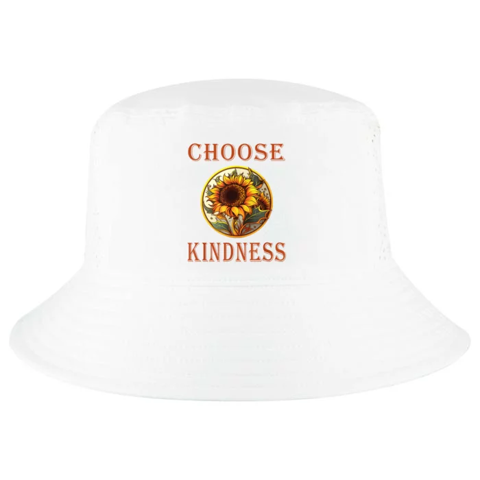 Choose Kindness Colorful Sunflower Cool Comfort Performance Bucket Hat