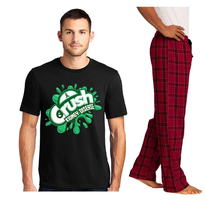 Crush Kidney Disease Grafiti Kidney Disease Awareness Pajama Set