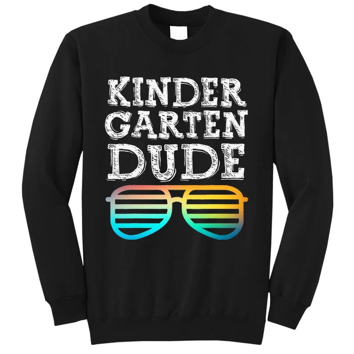 Cool Kindergarten Dude Fun Sunglasses First Day Sweatshirt